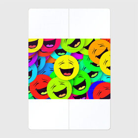 Магнитный плакат 2Х3 с принтом смайлы, улыбки, разноцветный, в Новосибирске, Полимерный материал с магнитным слоем | 6 деталей размером 9*9 см | разноцветный | смайлы | улыбки | эмоции