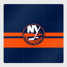 Магнитный плакат 3Х3 с принтом NY ISLANDERS NHL в Новосибирске, Полимерный материал с магнитным слоем | 9 деталей размером 9*9 см | Тематика изображения на принте: hockey | islanders | logo | new york | ny | sport | usa | исландерс | логотип | нхл | нью йорк | спорт | хоккей