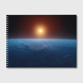Альбом для рисования с принтом Звезда по имени солнце в Новосибирске, 100% бумага
 | матовая бумага, плотность 200 мг. | астрономия | вселенная | звезда | космос | солнце