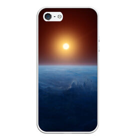 Чехол для iPhone 5/5S матовый с принтом Звезда по имени солнце в Новосибирске, Силикон | Область печати: задняя сторона чехла, без боковых панелей | астрономия | вселенная | звезда | космос | солнце