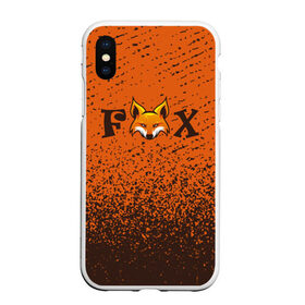 Чехол для iPhone XS Max матовый с принтом FOX в Новосибирске, Силикон | Область печати: задняя сторона чехла, без боковых панелей | Тематика изображения на принте: animals | fox | foxes | foxy | ginger | животные | лис | лиса | лисенок | лисий | лисица | лисицы | лисичка | лисички | лисы | лисята | оранжевый