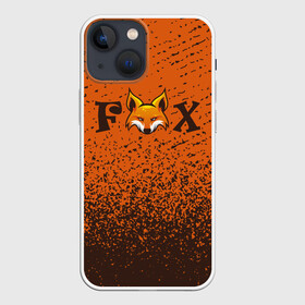 Чехол для iPhone 13 mini с принтом FOX в Новосибирске,  |  | animals | fox | foxes | foxy | ginger | животные | лис | лиса | лисенок | лисий | лисица | лисицы | лисичка | лисички | лисы | лисята | оранжевый