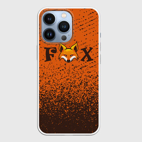 Чехол для iPhone 13 Pro с принтом FOX в Новосибирске,  |  | Тематика изображения на принте: animals | fox | foxes | foxy | ginger | животные | лис | лиса | лисенок | лисий | лисица | лисицы | лисичка | лисички | лисы | лисята | оранжевый