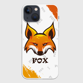 Чехол для iPhone 13 mini с принтом FOX в Новосибирске,  |  | animals | fox | foxes | foxy | ginger | животные | лис | лиса | лисенок | лисий | лисица | лисицы | лисичка | лисички | лисы | лисята | оранжевый