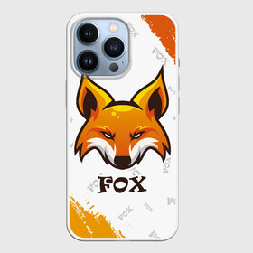 Чехол для iPhone 13 Pro с принтом FOX в Новосибирске,  |  | Тематика изображения на принте: animals | fox | foxes | foxy | ginger | животные | лис | лиса | лисенок | лисий | лисица | лисицы | лисичка | лисички | лисы | лисята | оранжевый