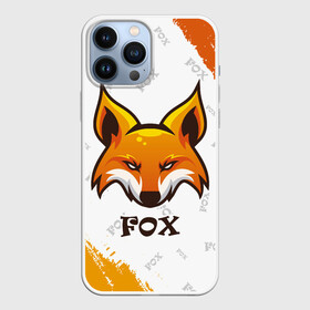 Чехол для iPhone 13 Pro Max с принтом FOX в Новосибирске,  |  | Тематика изображения на принте: animals | fox | foxes | foxy | ginger | животные | лис | лиса | лисенок | лисий | лисица | лисицы | лисичка | лисички | лисы | лисята | оранжевый