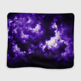 Плед 3D с принтом Purple Clouds в Новосибирске, 100% полиэстер | закругленные углы, все края обработаны. Ткань не мнется и не растягивается | abstraction | clouds | glow | light | purple | purple clouds | texture | абстракция | облака | свет | свечение | текстура | фиолетовые тучи | фиолетовый