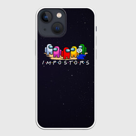 Чехол для iPhone 13 mini с принтом Among Us в Новосибирске,  |  | among us | among us game | among us space | among us игра | amongus | game | impostors | игра | игроку | космонавты | одни из нас | проходимцы | самозванцы | скафандры | среди нас | челик | человечки | чубрик | эмонг ас