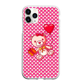 Чехол для iPhone 11 Pro матовый с принтом Медвежонок сюрприз в Новосибирске, Силикон |  | baby | bear | love is | teddy | valentines | бабочка | бантик | валентина | влюбленный | воздушный шарик | девочка | игрушка | лучшая мама | любимая жена | люблю | любовь | малыш | марта | медведь | медвежата | милый