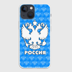 Чехол для iPhone 13 mini с принтом РОССИЯ в Новосибирске,  |  | герб | герб россии | орел | россия | русский | русь