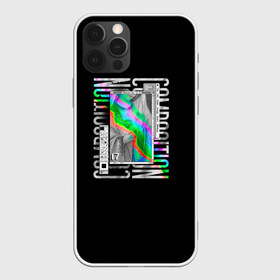 Чехол для iPhone 12 Pro Max с принтом Freek texture в Новосибирске, Силикон |  | 17 | freek | textyre | арт | иностранные | картинка | на английском | надписи | помехи | поп | радуга | редактор | текстуры | фрик | цифры | черная