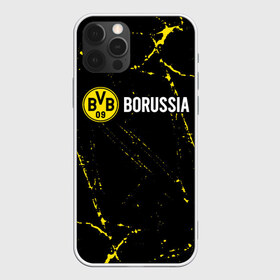 Чехол для iPhone 12 Pro Max с принтом BORUSSIA Боруссия в Новосибирске, Силикон |  | borussia | club | dortmund | footbal | logo | боруссия | дортмунд | знак | клуб | логотип | логотипы | символ | символы | форма | футбол | футбольная | футбольный