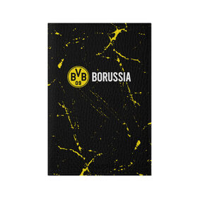 Обложка для паспорта матовая кожа с принтом BORUSSIA / Боруссия в Новосибирске, натуральная матовая кожа | размер 19,3 х 13,7 см; прозрачные пластиковые крепления | borussia | club | dortmund | footbal | logo | боруссия | дортмунд | знак | клуб | логотип | логотипы | символ | символы | форма | футбол | футбольная | футбольный