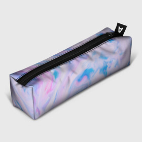 Пенал 3D с принтом BluePink в Новосибирске, 100% полиэстер | плотная ткань, застежка на молнии | Тематика изображения на принте: gradient | swirl | swirly | абстракция | акварель | без дизайна | волны | голубая | градиент | графика | краски | на каждый день | облака | омбре | разноцветные разводы | рисунок | розовая | розовый | софтовая