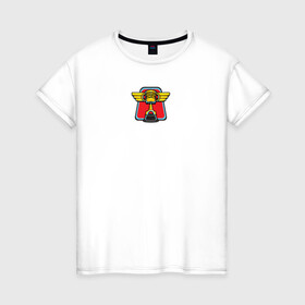 Женская футболка хлопок с принтом Кубок в Новосибирске, 100% хлопок | прямой крой, круглый вырез горловины, длина до линии бедер, слегка спущенное плечо | cars | cup | pixar | vdzagmar | walt disney | кубок | тачки