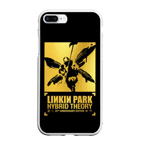 Чехол для iPhone 7Plus/8 Plus матовый с принтом Hybrid Theory 20th Anniversary в Новосибирске, Силикон | Область печати: задняя сторона чехла, без боковых панелей | Тематика изображения на принте: chester bennington | hybrid theory | linkin park | rock | беннингтон | линкин парк | рок | честер