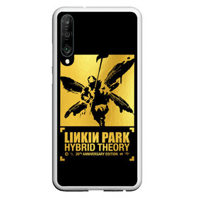 Чехол для Honor P30 с принтом Hybrid Theory 20th Anniversary в Новосибирске, Силикон | Область печати: задняя сторона чехла, без боковых панелей | chester bennington | hybrid theory | linkin park | rock | беннингтон | линкин парк | рок | честер