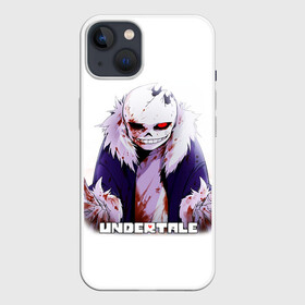 Чехол для iPhone 13 с принтом UNDERTALE в Новосибирске,  |  | sans | undertale | андертале | андертейл | игра | подземная история | подземная сказка | санс | ундертале