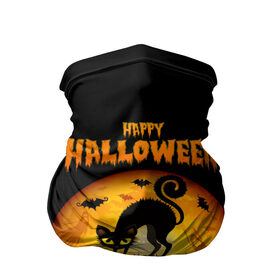 Бандана-труба 3D с принтом Helloween в Новосибирске, 100% полиэстер, ткань с особыми свойствами — Activecool | плотность 150‒180 г/м2; хорошо тянется, но сохраняет форму | halloween | ведьма | летучая мышь | полнолуние | привидение | призрак | тыква | хеллоуин | хелуин | хэллоин | хэллоуин | хэлоуин | хэлуин | черный кот