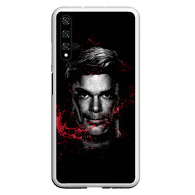 Чехол для Honor 20 с принтом Dexter в Новосибирске, Силикон | Область печати: задняя сторона чехла, без боковых панелей | Тематика изображения на принте: dexter | декстер | декстер морган | дэкстер | дэкстэр | сериал | сериалы