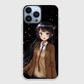 Чехол для iPhone 13 Pro Max с принтом Май Сакураджима в Новосибирске,  |  | anime | mai sakurajima | seishun buta yarou wa bunny girl senpai no yume wo minai | аниме | вайфу | май сакураджима | этот глупый свин не понимает мечту девочки зайки