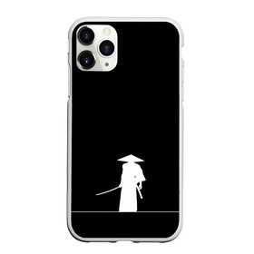Чехол для iPhone 11 Pro Max матовый с принтом Одинокий самурай в Новосибирске, Силикон |  | japan | аниме | вакидзаси | катакана | катана | мафия | меч | самурай | танто | тати | хирогана | якудза | японец | япония | японский