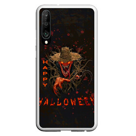 Чехол для Honor P30 с принтом Monster-trick or treat в Новосибирске, Силикон | Область печати: задняя сторона чехла, без боковых панелей | helloween | monster | trick or treat | день всех святых | сладость или гадость | хеллуин