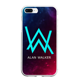 Чехол для iPhone 7Plus/8 Plus матовый с принтом ALAN WALKER АЛАН УОКЕР в Новосибирске, Силикон | Область печати: задняя сторона чехла, без боковых панелей | alan | faded | house | logo | music | walker | алан | вокер | волкер | диджей | лого | логотип | логотипы | музыка | музыкант | символ | символы | танцеальная | уокер | хаус | электронная