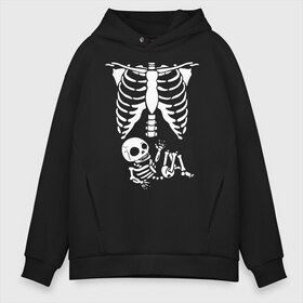 Мужское худи Oversize хлопок с принтом Halloween в Новосибирске, френч-терри — 70% хлопок, 30% полиэстер. Мягкий теплый начес внутри —100% хлопок | боковые карманы, эластичные манжеты и нижняя кромка, капюшон на магнитной кнопке | 31 октября | halloween | halowen | ведьма | день всех святых | джек | костюм | кровь | лого | монстр | надпись | праздник | приведение | призрак | светильник | символ | страшная | тыква | ужасы | хеллоуин | хеллуин