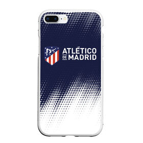 Чехол для iPhone 7Plus/8 Plus матовый с принтом ATLETICO MADRID / Атлетико в Новосибирске, Силикон | Область печати: задняя сторона чехла, без боковых панелей | atletico | club | footbal | logo | madrid | атлетико | знак | клуб | логотип | логотипы | мадрид | символ | символы | форма | футбол | футбольная | футбольный