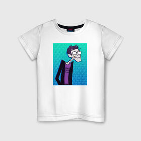 Детская футболка хлопок с принтом БАН в Новосибирске, 100% хлопок | круглый вырез горловины, полуприлегающий силуэт, длина до линии бедер | mc lao | mclao | бан | блогер | богатыри | лайрафортнайт | мельница | мслао