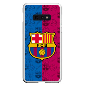 Чехол для Samsung S10E с принтом FC BARCELONA в Новосибирске, Силикон | Область печати: задняя сторона чехла, без боковых панелей | Тематика изображения на принте: barselona fc | fifa | lionel messi. | барса | барселона | лионель месси | фифа | фк барселона | футбол