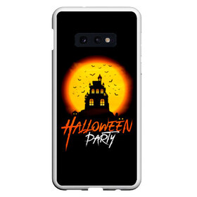 Чехол для Samsung S10E с принтом Halloween в Новосибирске, Силикон | Область печати: задняя сторона чехла, без боковых панелей | 31 октября | halloween | halowen | ведьма | день всех святых | джек | костюм | кровь | лого | монстр | надпись | праздник | приведение | призрак | светильник | символ | страшная | тыква | ужасы | хеллоуин | хеллуин