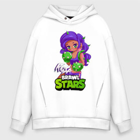 Мужское худи Oversize хлопок с принтом Rosa Brawl Stars в Новосибирске, френч-терри — 70% хлопок, 30% полиэстер. Мягкий теплый начес внутри —100% хлопок | боковые карманы, эластичные манжеты и нижняя кромка, капюшон на магнитной кнопке | anime | brawl | brawl stars | brawlstars | brawl_stars | panny | rosa | аниме | бравл | бравлстарс | девочка | девушка | манга | роза | роса