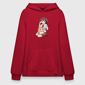 Худи SuperOversize хлопок с принтом Himouto! Umaru-chan  в Новосибирске, 70% хлопок, 30% полиэстер, мягкий начес внутри | карман-кенгуру, эластичная резинка на манжетах и по нижней кромке, двухслойный капюшон
 | anime himouto | anime umaru | himoto | himouto | himouto umaru | himouto umaru chan | umaru | umaru chan | аниме | аниме умару | аниме химото | двуличная сестренка умару | умару | химото | химото умару тян