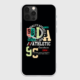 Чехол для iPhone 12 Pro Max с принтом Athletic в Новосибирске, Силикон |  | америка | атлетик | винтаж | городской | иностранные | надписи | нью йорк | печать | прикольные | разноцветные | ретро | спорт | стиль | сша | темная | улица | урбан | штаты