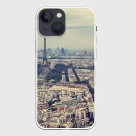 Чехол для iPhone 13 mini с принтом Париж в Новосибирске,  |  | город | париж | улицы города | франция | эйфелевая башня