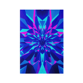 Обложка для паспорта матовая кожа с принтом Оптическая иллюзия в Новосибирске, натуральная матовая кожа | размер 19,3 х 13,7 см; прозрачные пластиковые крепления | Тематика изображения на принте: абстракция | иллюзия | линии | оптическая иллюзия | треугольники | узор