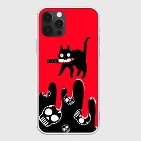 Чехол для iPhone 12 Pro Max с принтом WHAT CAT в Новосибирске, Силикон |  | art | black | black cat | cat | dark | dark cat | halloween | what | what cat | what mem | арт | кот | кот арт | кот мем | мем | нож | праздник | прикол | прикольный кот | убица | хэллоуин | чёрный | чёрный кот | что | что мем