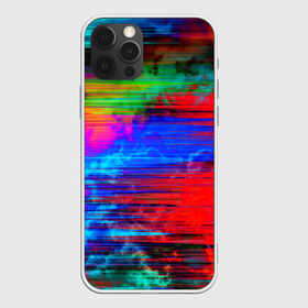 Чехол для iPhone 12 Pro Max с принтом Glitch color storm в Новосибирске, Силикон |  | clouds | color | glitch | gradient | storm | глитч | градиент | краски | небо | облака | шторм