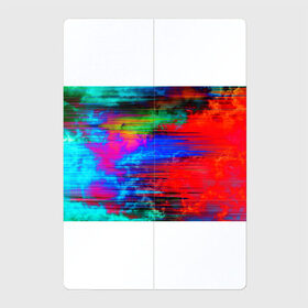 Магнитный плакат 2Х3 с принтом Glitch color storm в Новосибирске, Полимерный материал с магнитным слоем | 6 деталей размером 9*9 см | clouds | color | glitch | gradient | storm | глитч | градиент | краски | небо | облака | шторм
