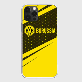 Чехол для iPhone 12 Pro Max с принтом BORUSSIA Боруссия в Новосибирске, Силикон |  | borussia | club | dortmund | footbal | logo | боруссия | дортмунд | знак | клуб | логотип | логотипы | символ | символы | форма | футбол | футбольная | футбольный