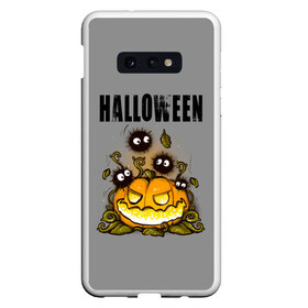 Чехол для Samsung S10E с принтом Halloween в Новосибирске, Силикон | Область печати: задняя сторона чехла, без боковых панелей | 31 октября | halloween | halowen | ведьма | день всех святых | джек | костюм | кровь | лого | монстр | надпись | праздник | приведение | призрак | светильник | символ | страшная | тыква | ужасы | хеллоуин | хеллуин