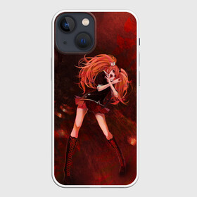 Чехол для iPhone 13 mini с принтом Джунко Эношима в Новосибирске,  |  | danganronpa | enoshima | enoshima junko | junko | аниме | данганронпа | джунко | джунко эношима | злодейка | эношима