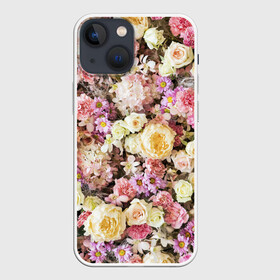 Чехол для iPhone 13 mini с принтом Цветочки в Новосибирске,  |  | розы | хризантемы. | цветочки | цветочная компазиция | цветы
