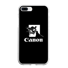 Чехол для iPhone 7Plus/8 Plus матовый с принтом Canon в Новосибирске, Силикон | Область печати: задняя сторона чехла, без боковых панелей | Тематика изображения на принте: canon | кэнон | линза | снимок | фото | фотоаппарат | фотограф | фотографер | фотография | фоточки