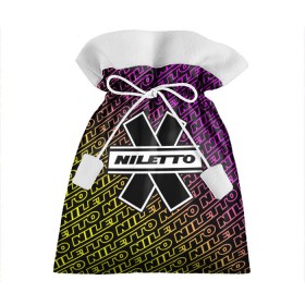 Подарочный 3D мешок с принтом НИЛЕТТО / Niletto в Новосибирске, 100% полиэстер | Размер: 29*39 см | hip | hop | logo | music | nileto | niletto | rap | знак | лого | логотип | логотипы | любимка | музыка | музыкант | нилето | нилетто | рэп | символ | символы | хип | хоп