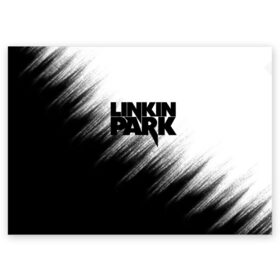 Поздравительная открытка с принтом Linkin Park в Новосибирске, 100% бумага | плотность бумаги 280 г/м2, матовая, на обратной стороне линовка и место для марки
 | linkin park | music | rok | брэд делсон | гитара | джо хан | кайл кристнер | линкин парк | майк шинода | марк уэйкфилд | музыка | роб бурдон | рок | феникс фаррелл | честер беннингтон