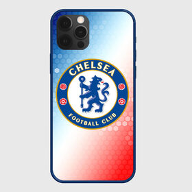 Чехол для iPhone 12 Pro с принтом CHELSEA F.C. / ЧЕЛСИ в Новосибирске, силикон | область печати: задняя сторона чехла, без боковых панелей | chelsea | club | footbal | logo | знак | клуб | логотип | логотипы | символ | символы | форма | футбол | футбольная | футбольный | челси