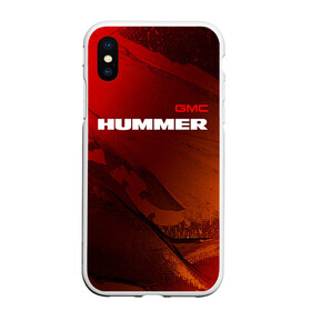 Чехол для iPhone XS Max матовый с принтом HUMMER Хаммер в Новосибирске, Силикон | Область печати: задняя сторона чехла, без боковых панелей | Тематика изображения на принте: auto | gmc | humer | hummer | logo | moto | symbol | авто | автомобиль | гонки | знак | лого | логотип | логотипы | марка | машина | мото | символ | символы | хамер | хаммер